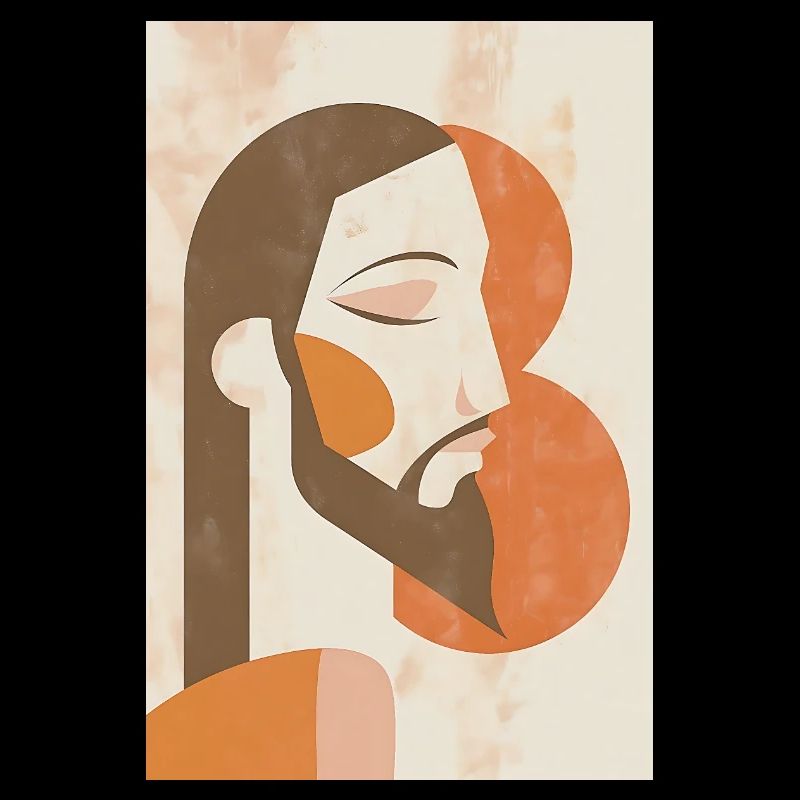 Boho Jesus Wall Art, Digital Download,