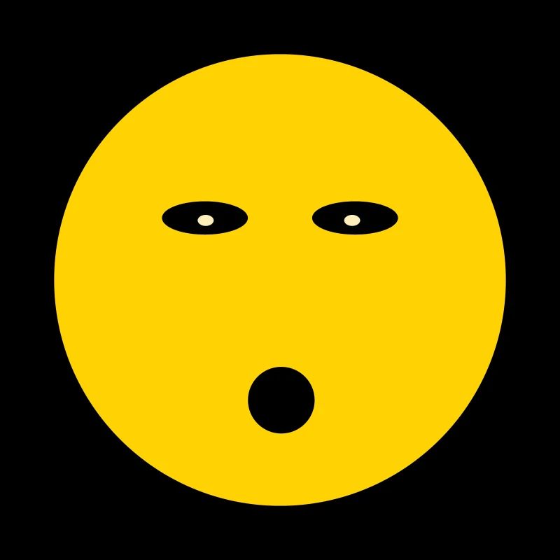 Émoticône sans énergie - Symbole d’image - Visage de ligne