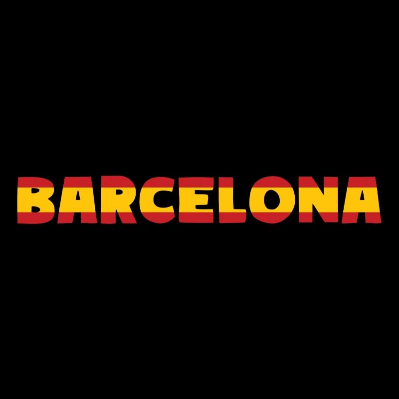 Barcelone Drapeau espagnol