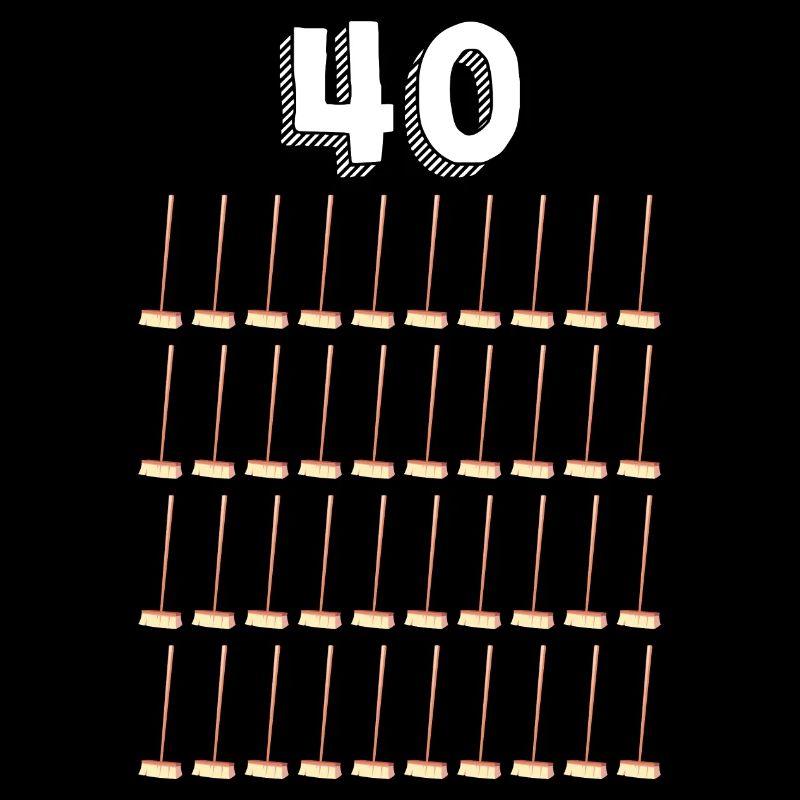 40 Balais Cadeau D'Anniversaire Humour