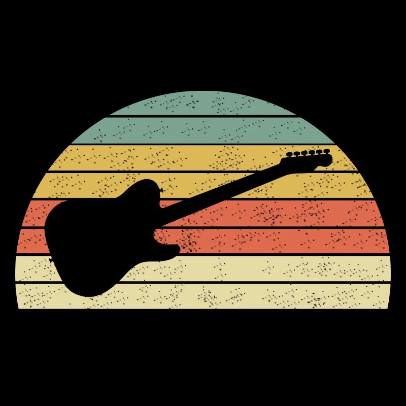 E Gitarre bunt