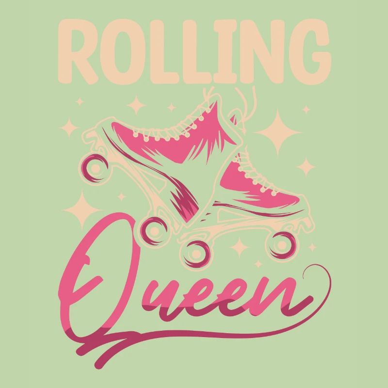Inline skating rolling queen
