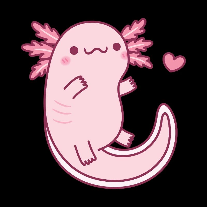 Cute Chubby Axolotl
