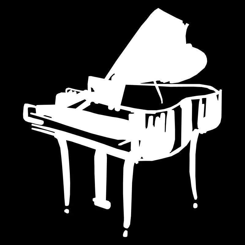 Weißes Klavier