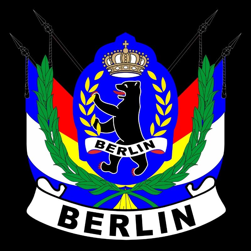 Berlin crossed flags