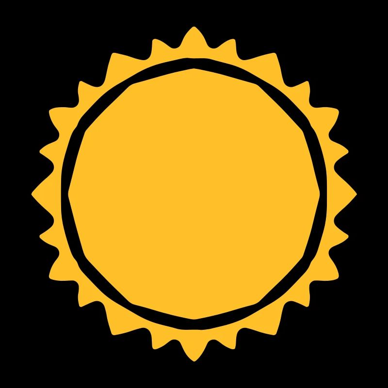 Thick big sun