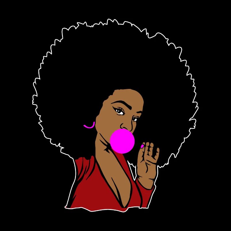 Afro natuurlijk haar Afro-Amerikaan