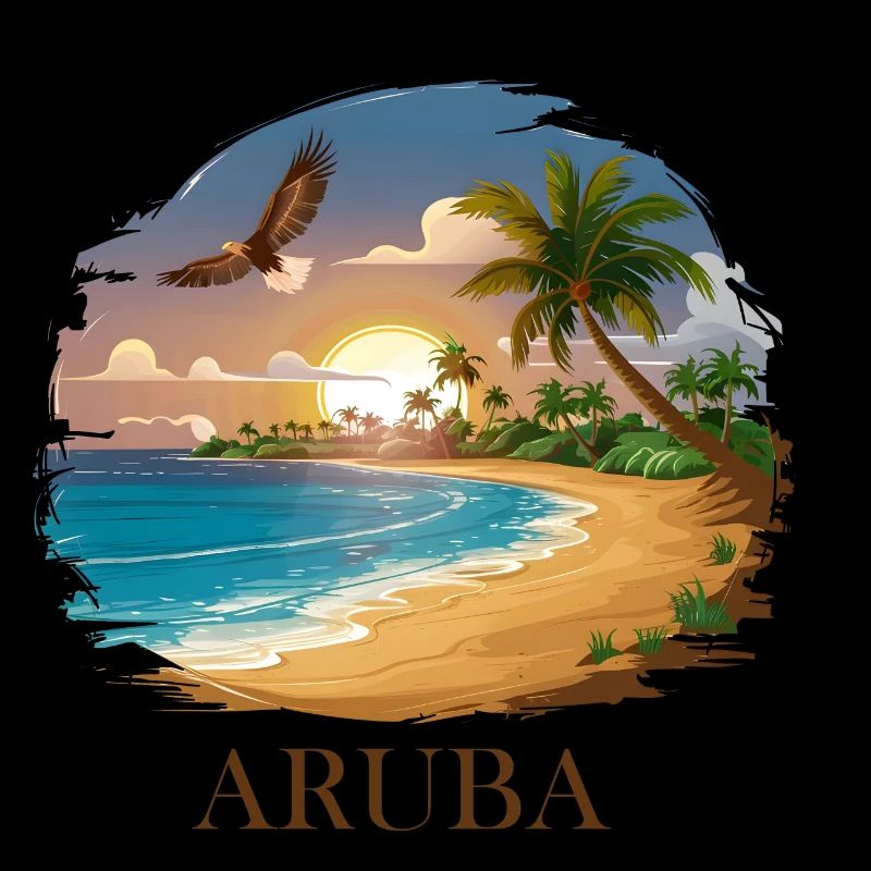 Dream Beach Sunset Aruba