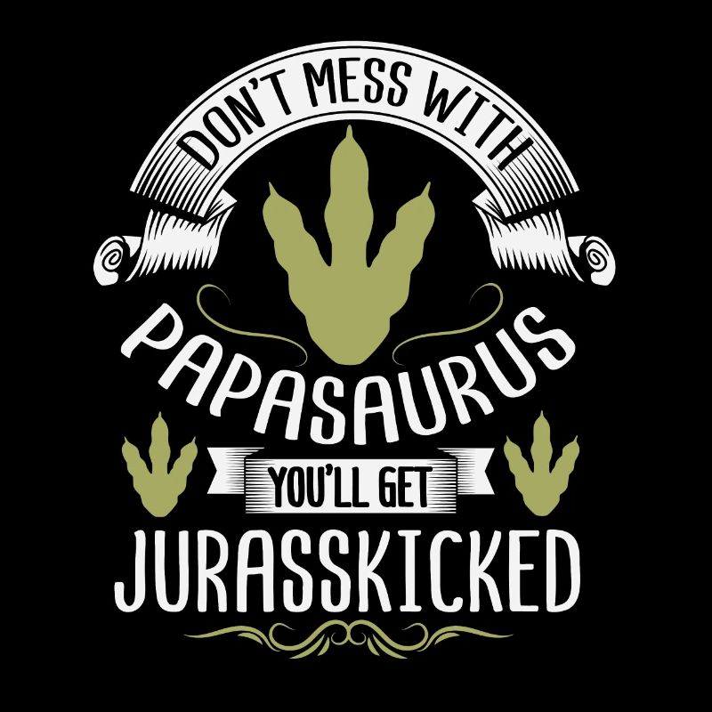 Papasaurus Jurasskicked Daddy Papa Saurus Dino