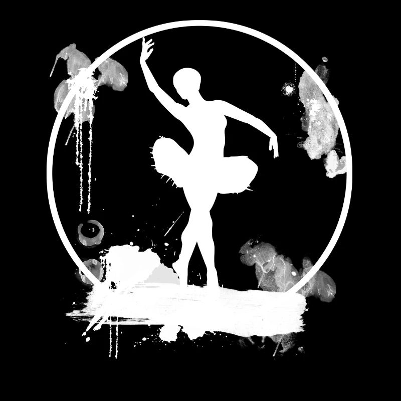 Ballerina Dancer Elegant White