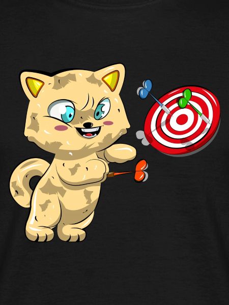 Cat Playing Darts