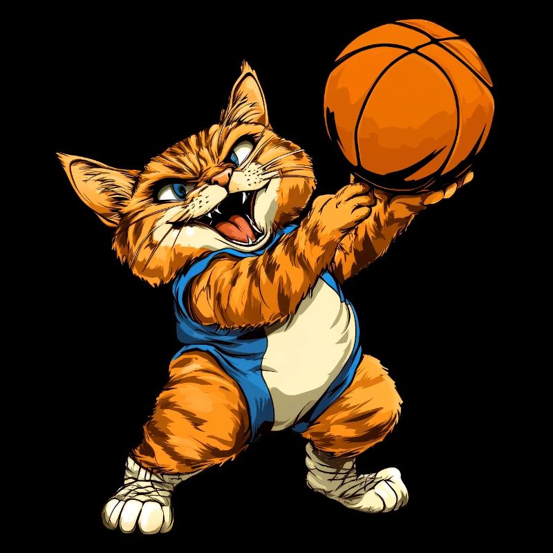 Chats Basket-ball / Basketteur Chat