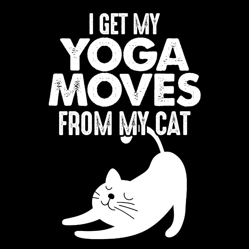 Faites mes tours de yoga de mon chat. cadeau