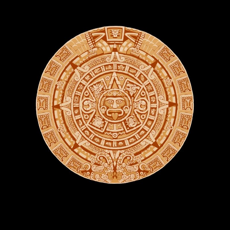 Calendario Azteca Mexican Heritage Mayan Aztec