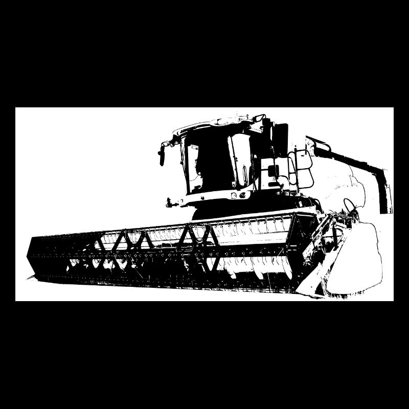 Combine grain threshing agriculture