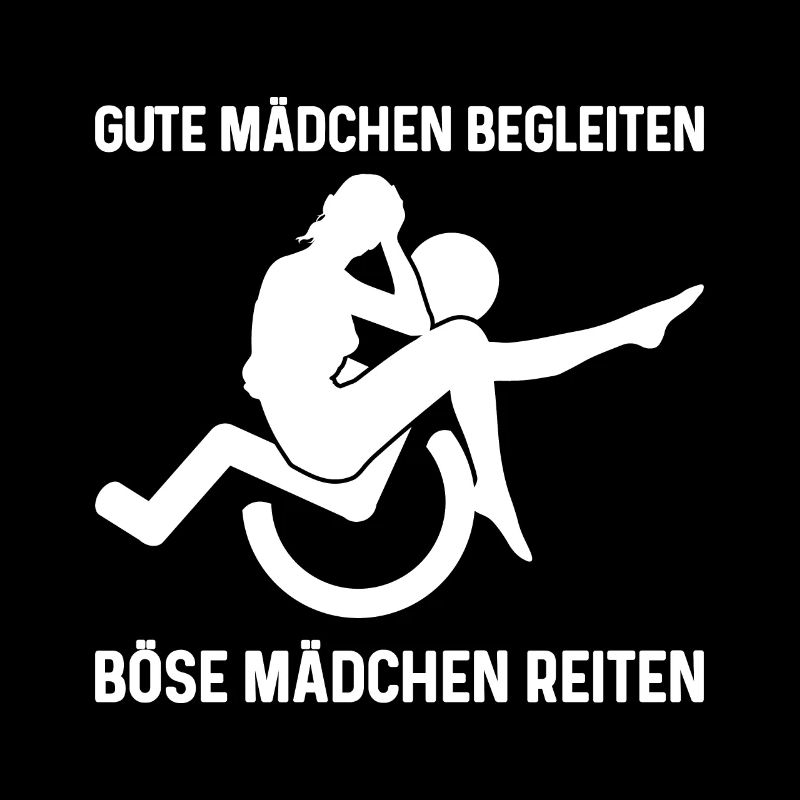 Lustiger Rollstuhlfahrer