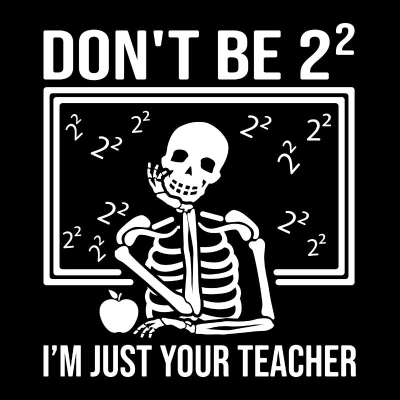 Mathe Lehrer Skeleton