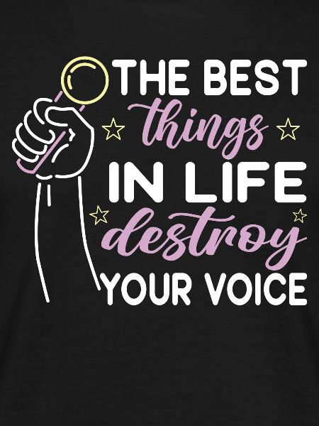 Funny karaoke singer