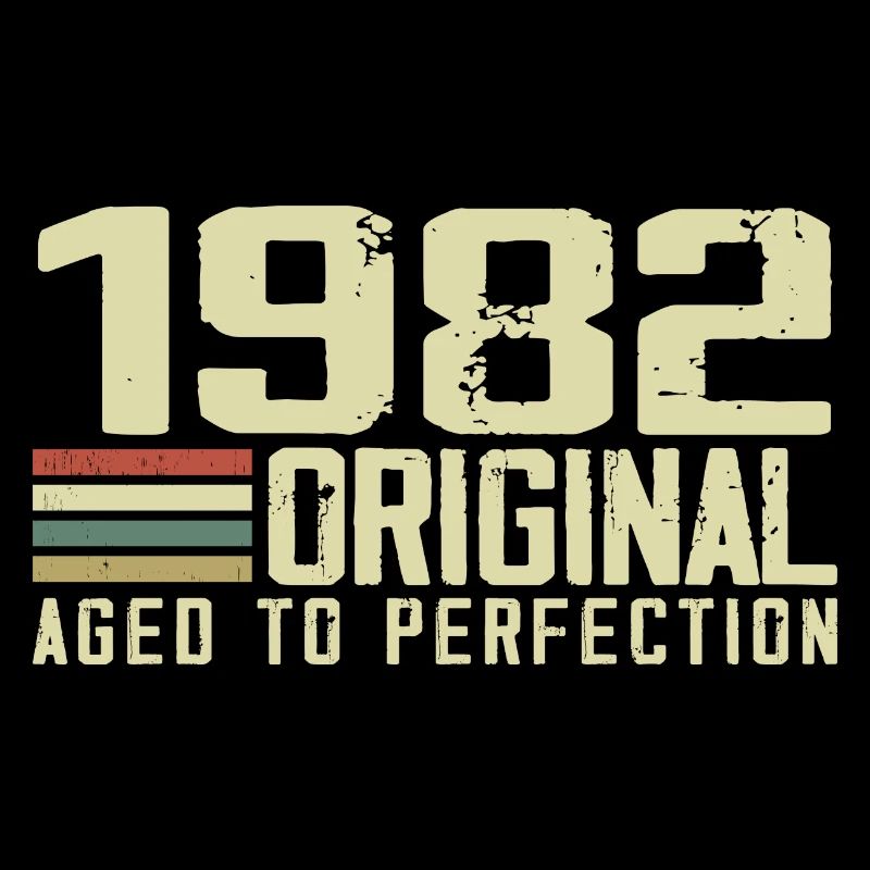 Né en 1982 - Vintage 1982 - 42e Anniversaire Rétro