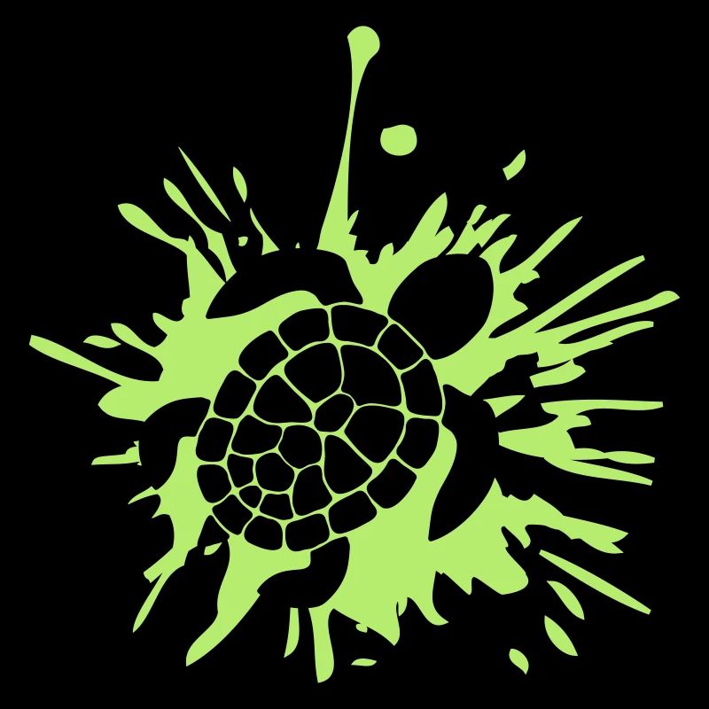 Goutte de goutte de tortue de mer