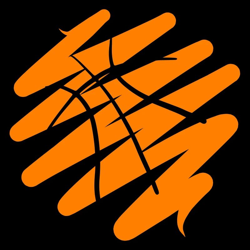 Design abstrait de basket-ball