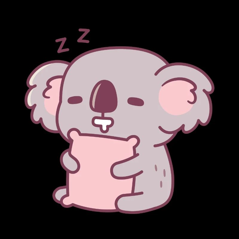 Cute Napping Koala Bear