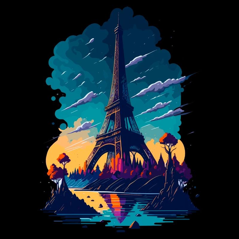 Tour abstraite de Paris
