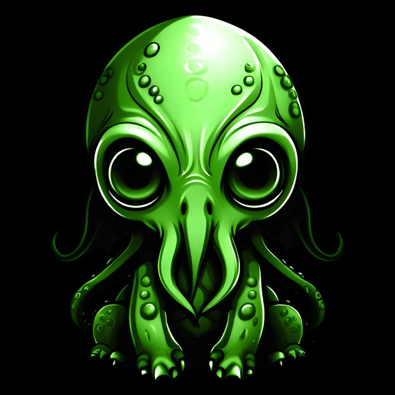 Charme de Lovecraft : Adorable bébé mignon Cthulhu