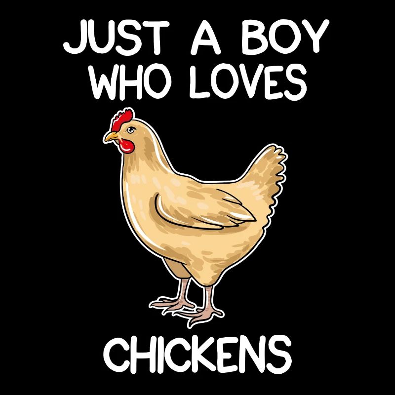 Juste un garçon qui aime les poulets
