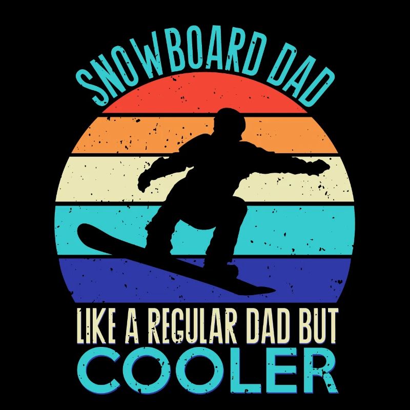 Snowboard dad Snowboarding