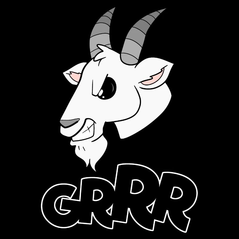 Goat cool cute angry GRRR