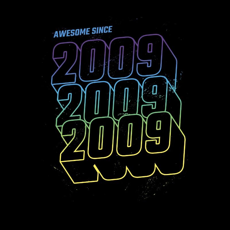 Awesome Since 2009 14. Geburtstag
