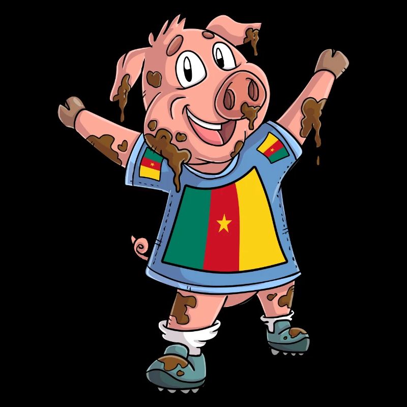 Fan Schwein Kamerun
