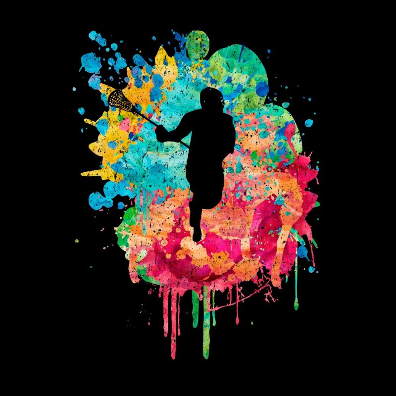 Lacrosse Player PopArt