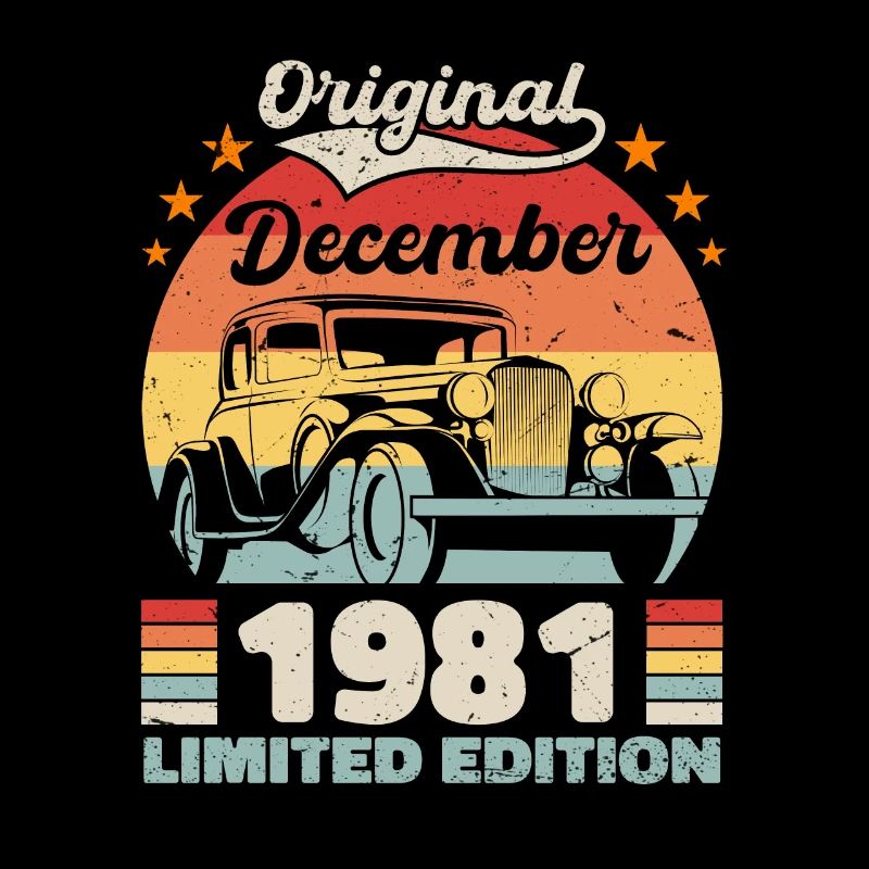 Dezember 1981 Geburtstagsgeschenk Dezember 1981