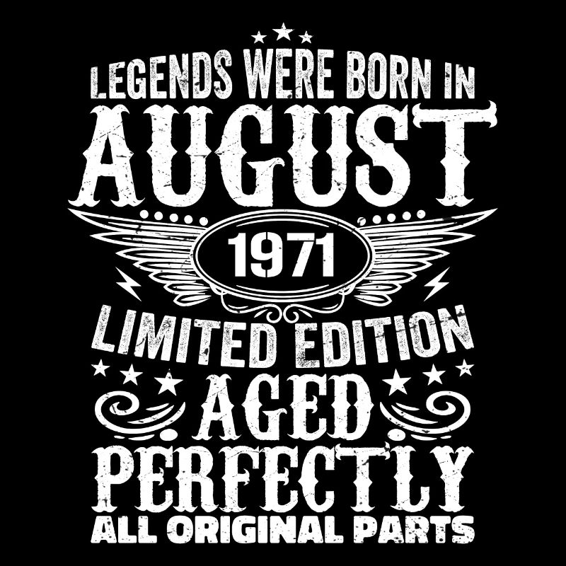 August 1971 Jubiläum 1971 Legenden August
