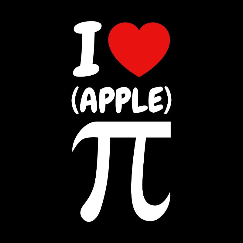 J’aime Pi Math Math Professeur de mathématiques Tarte aux pommes