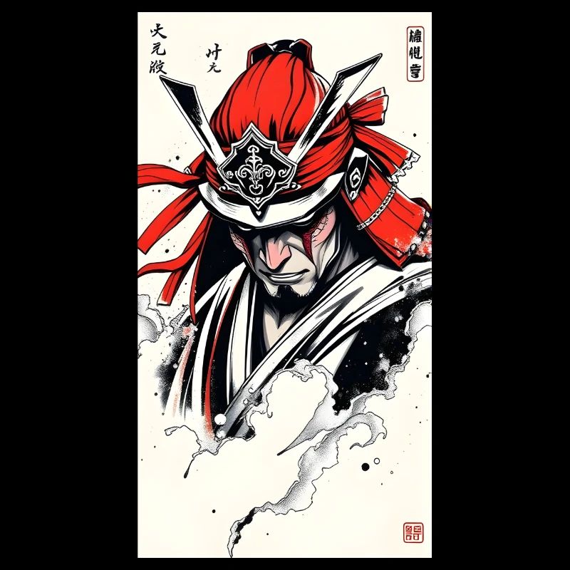 Samurai Porträt