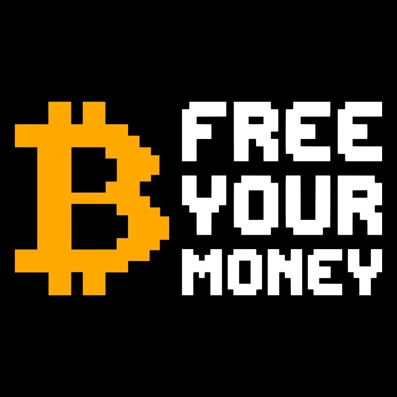 Libérez votre argent Digital Pixel Bitcoin