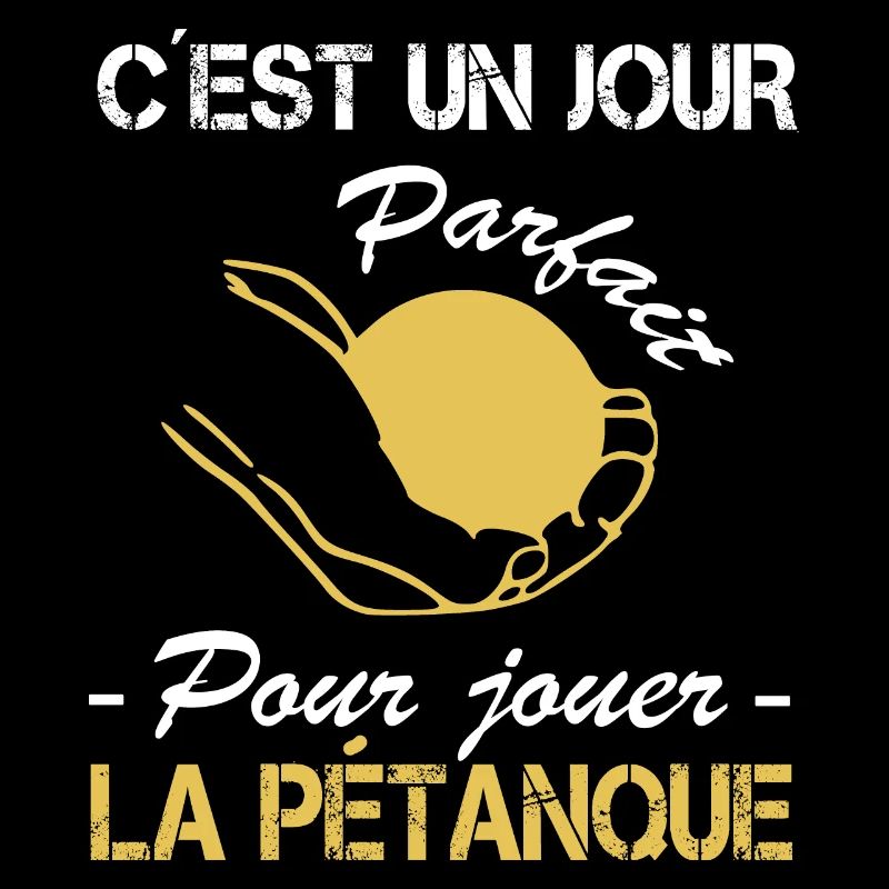 Petanque-Shirt • Ein perfekter Tag • Petanque-Geschenk