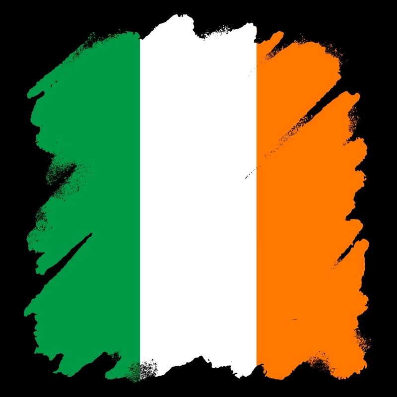 Drapeau de l'Irlande Drapeau irlandais vintage Dublin