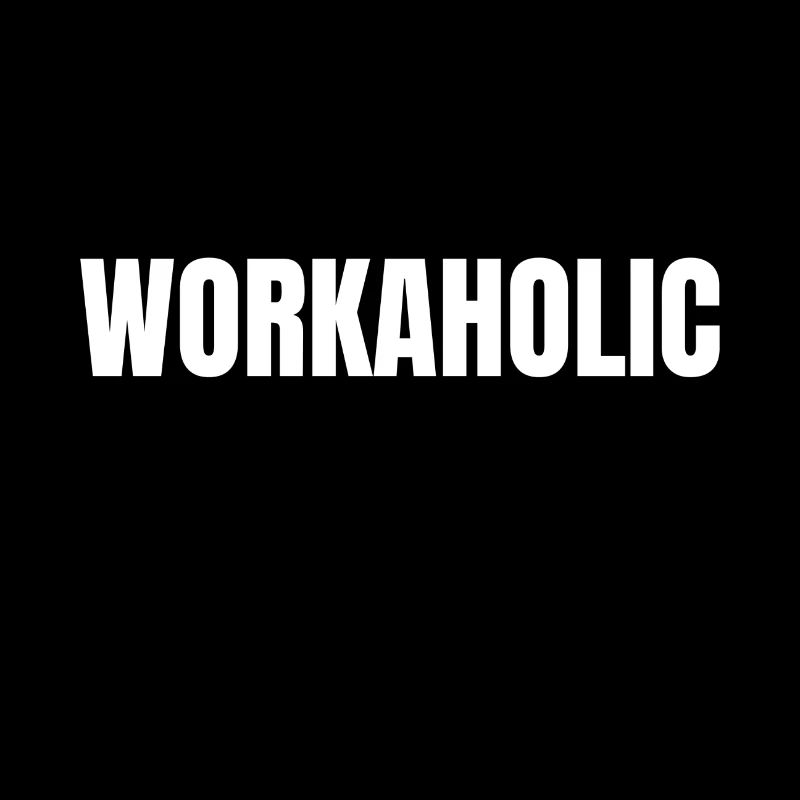 Workaholic Arbeitstier Arbeiten