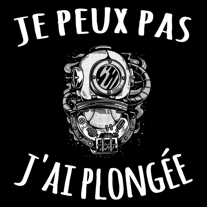 Je peux pas j'ai plongée (scaphandrier)
