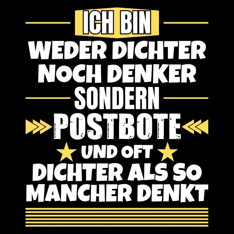 Weder Dichter noch Denker, sondern Postbote
