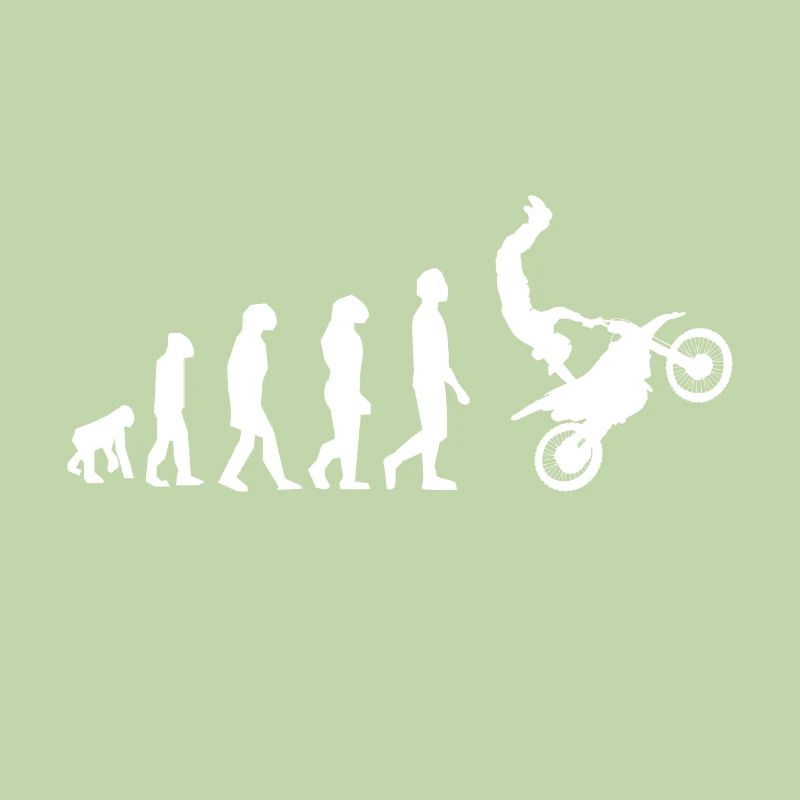 Roller Moped Motorrad Motocross Biker Evolution