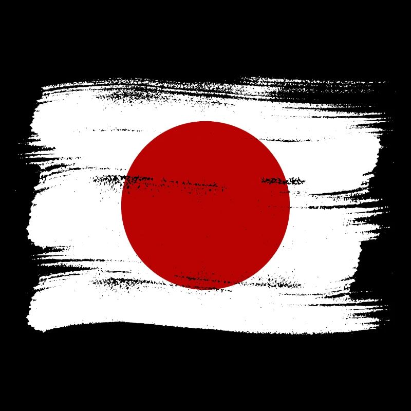 Drapeau du Japon utilisé Look Nihon drapeau japonais
