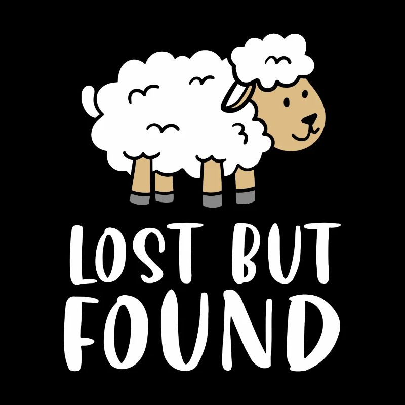 Funny sheep design Lost But Found