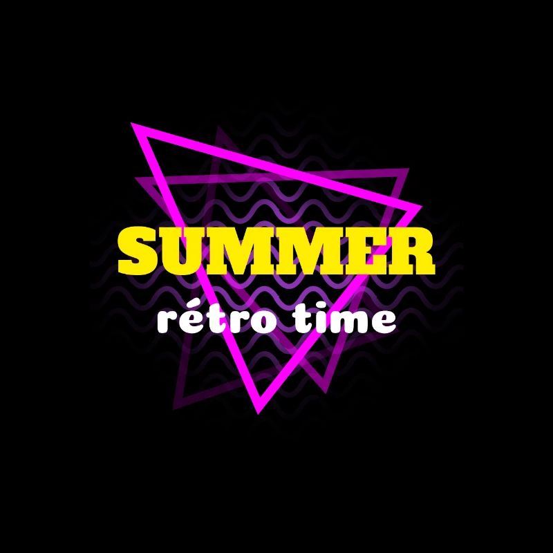 summer années 80 rétro time