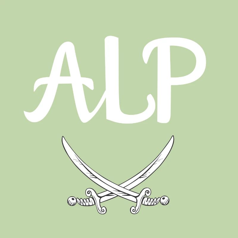Alp Warrior Tribe Ottoman Stuff Two Sword Turkey