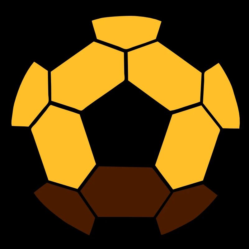 REVERSE (Negative image) FOOTBALL ball